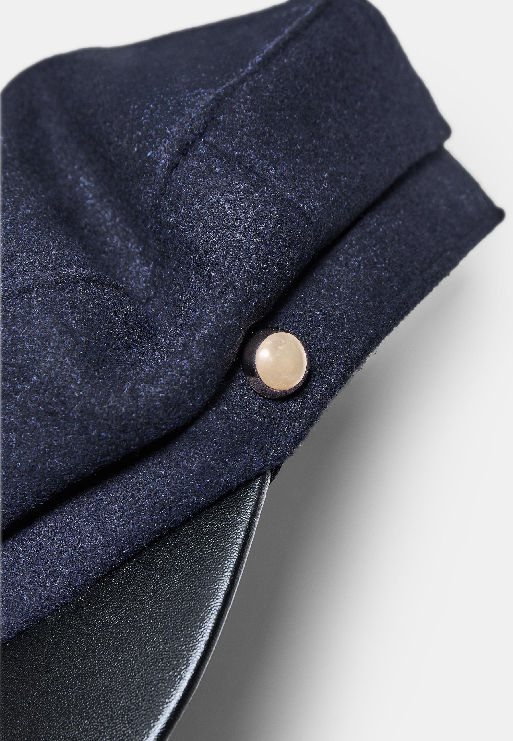 Two-tone sailor cap — Navy blue