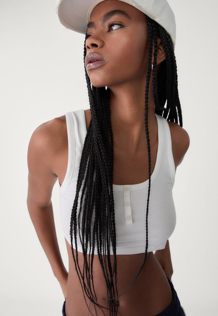 top bralette botones