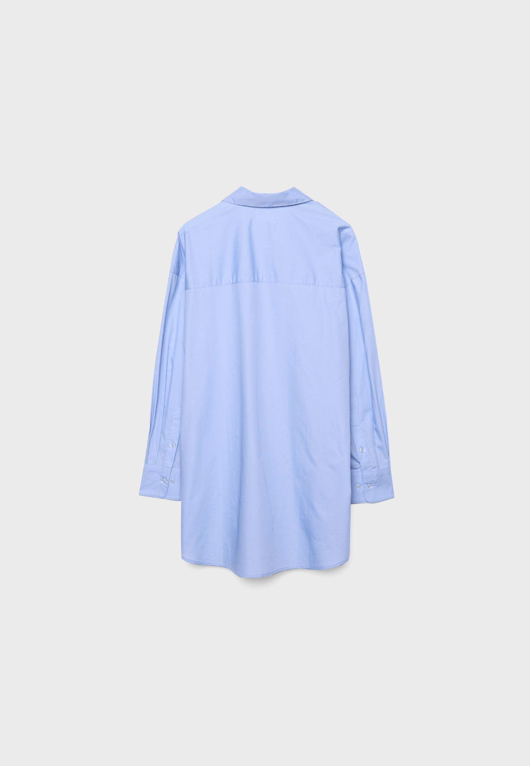 Oversize shirt — Sky blue