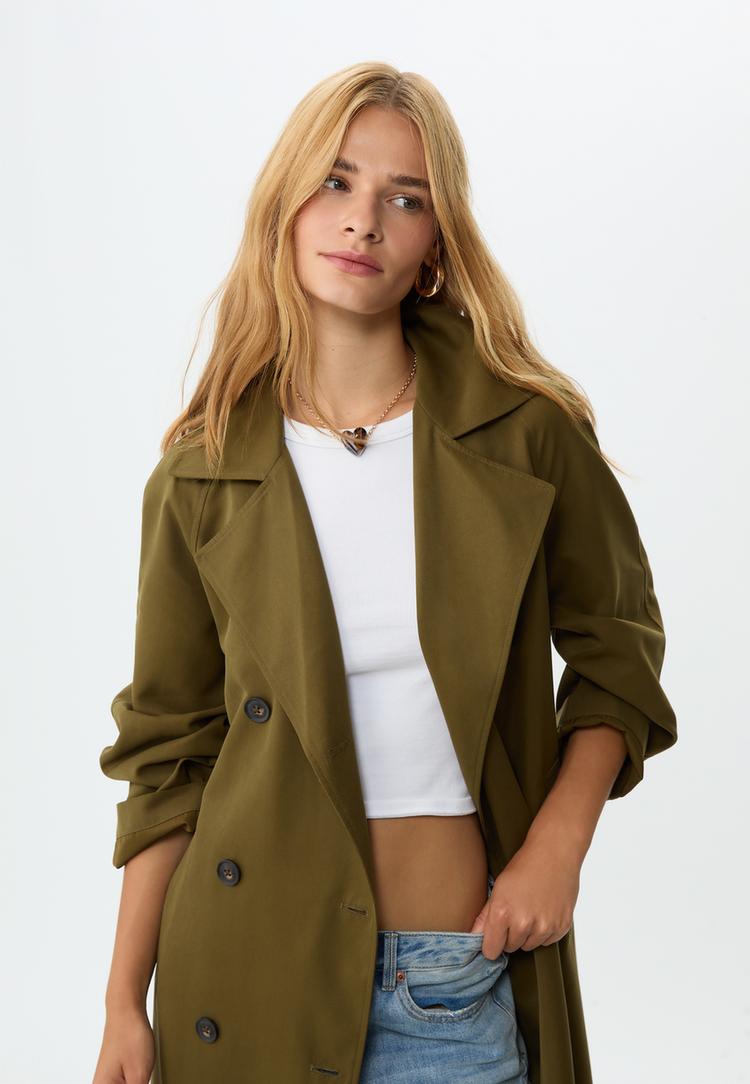 trench fluide long oversize