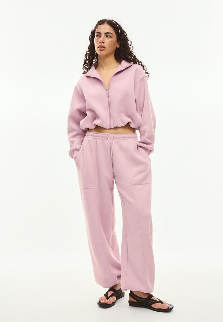 stoper detaylı sardonlu barrel jogger pantolon