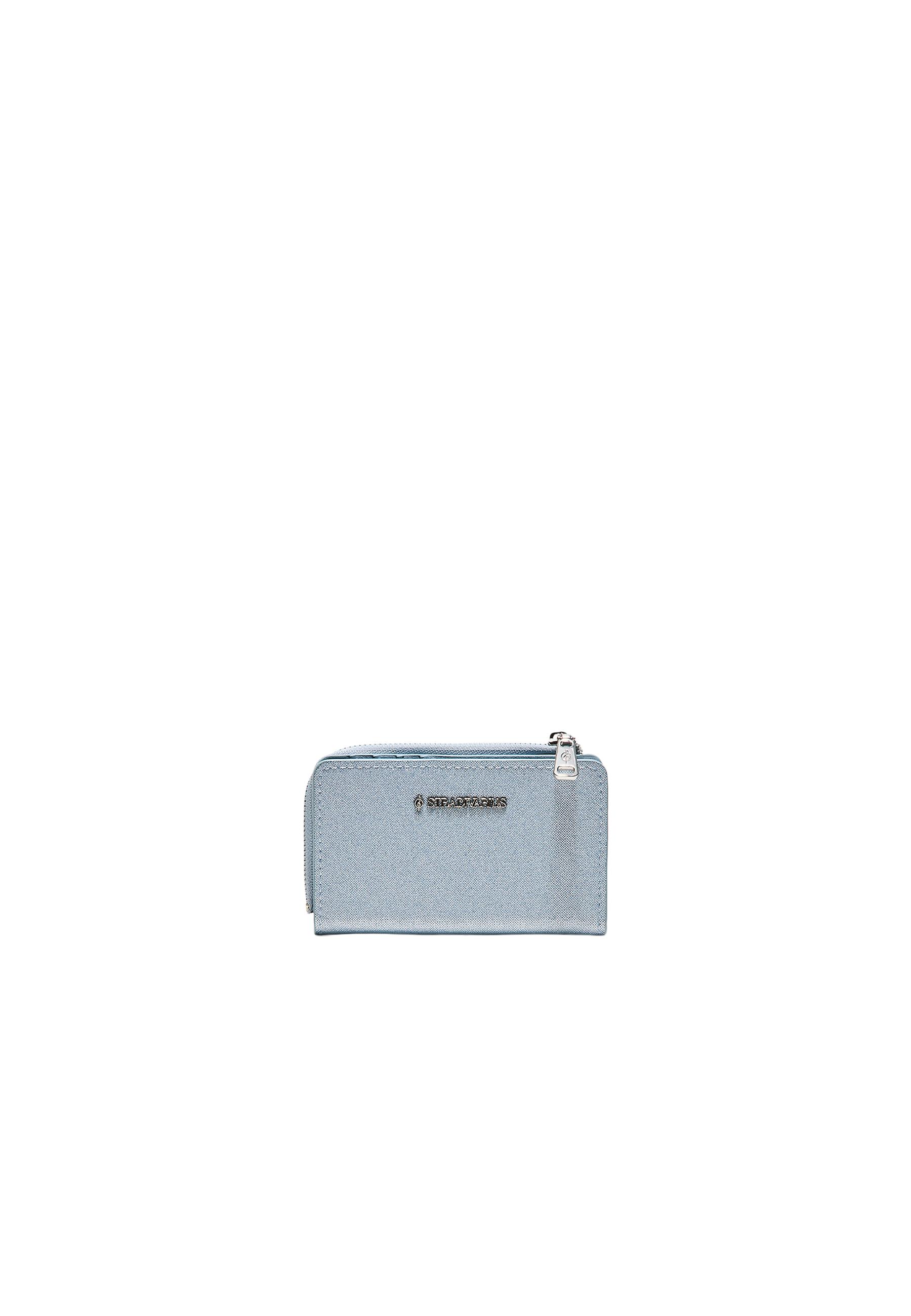 SHIMMERY CARD HOLDER — Sky blue