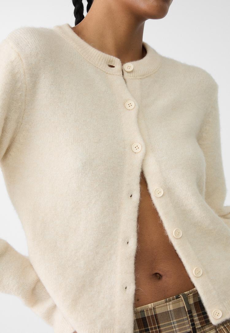 chaqueta botones punto
