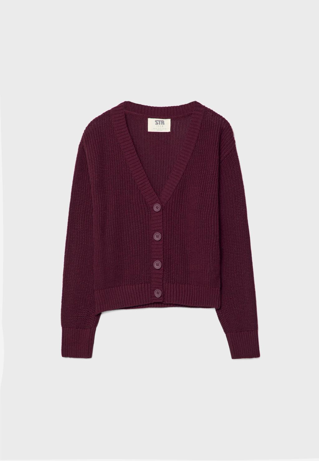 Cardigan in maglia con bottoni