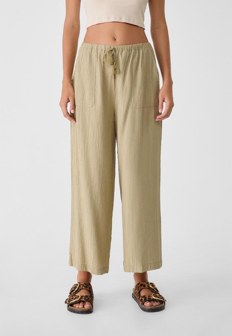 pantalon culotte fluido