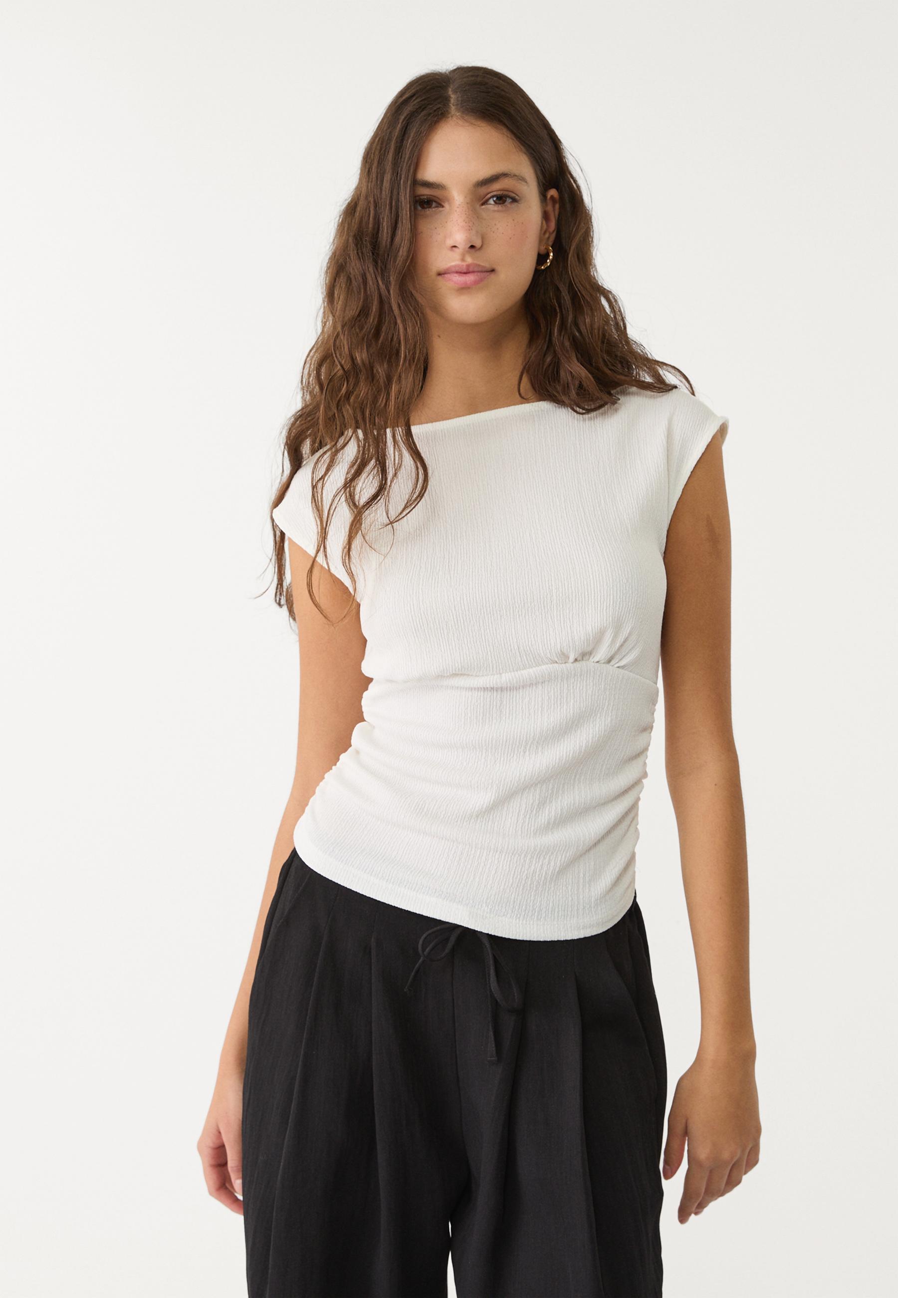 T-shirt S.Oliver A Maniche Corte In Jersey Interlock Di Cotone - Donna, Girocollo, Vestibilità Regolare