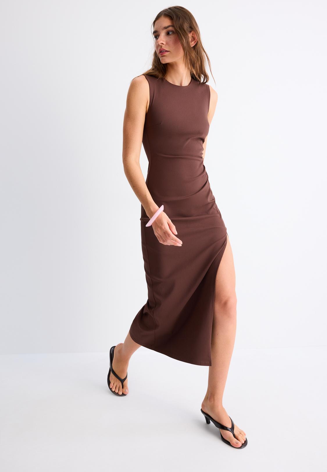 strapless satin mini dress Straight Neck Short Cocktail Fit & Flare Ava Presley 42444 up back ensures a Height:170-180 smarttag_collection_filter:Maxi Dresses 24 Casual Yet Elegant