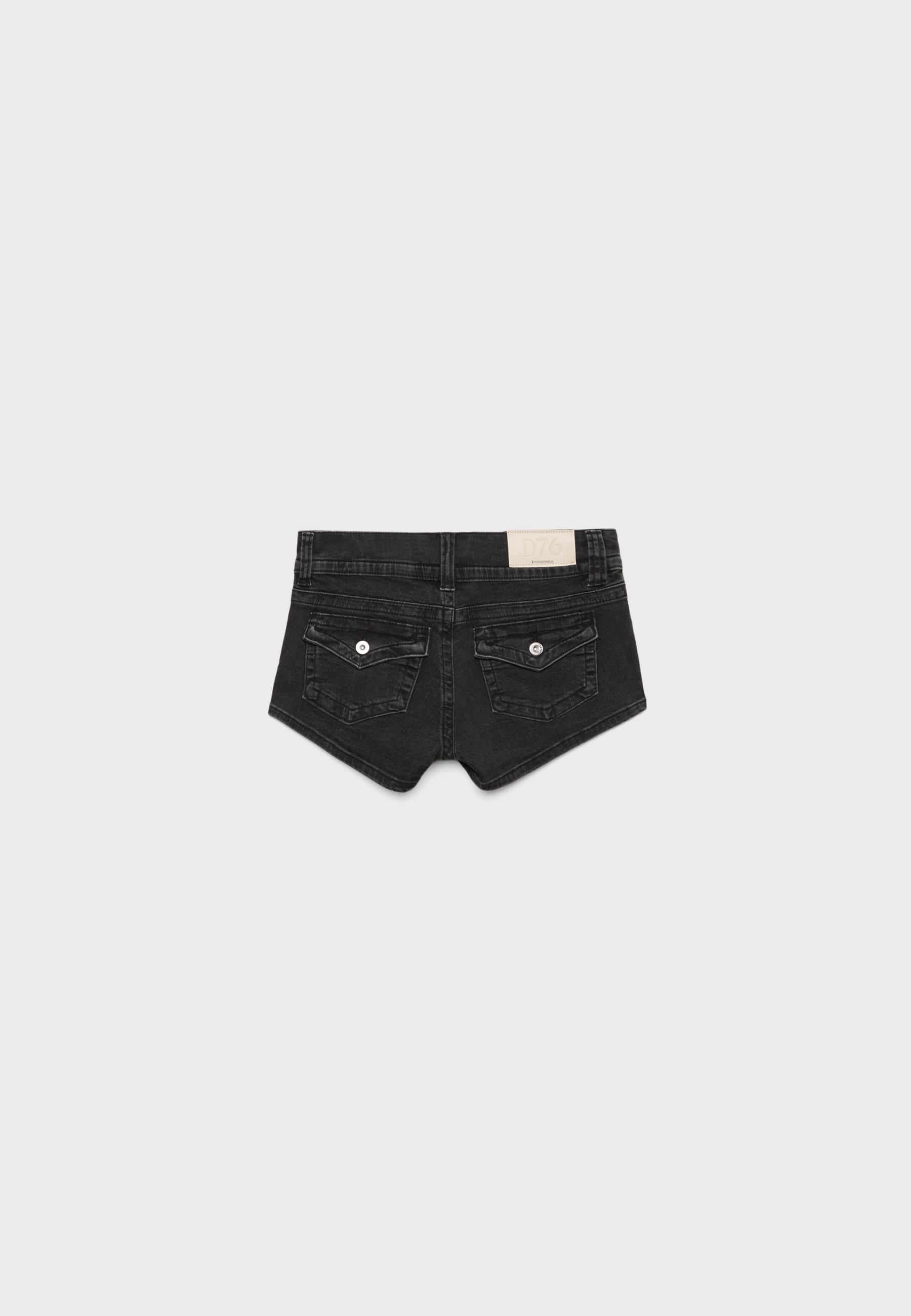 D76 denim mini shorts