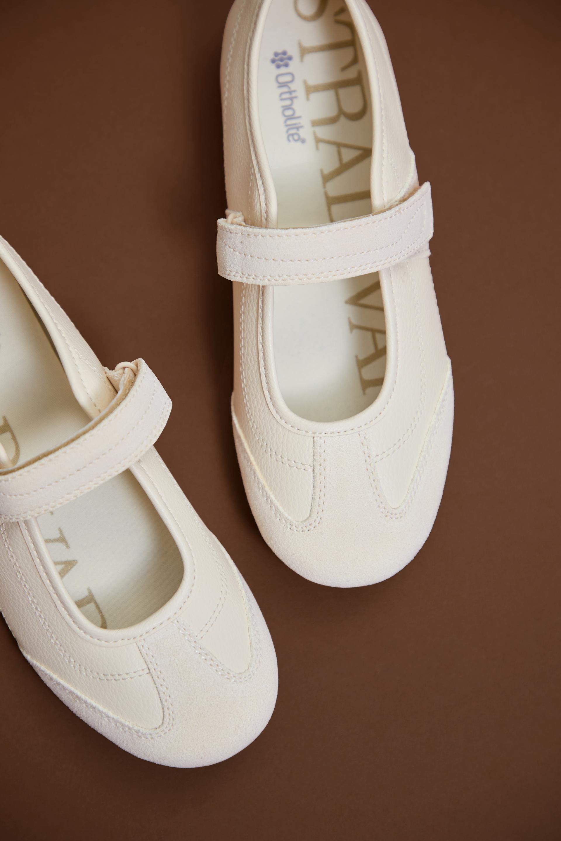 Calzado Bailarinas Mujer Stradivarius Zapatillas Estilo Bailarina Piel