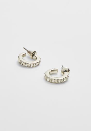 Set of 9 pairs of mini droplet earrings — Grey 3