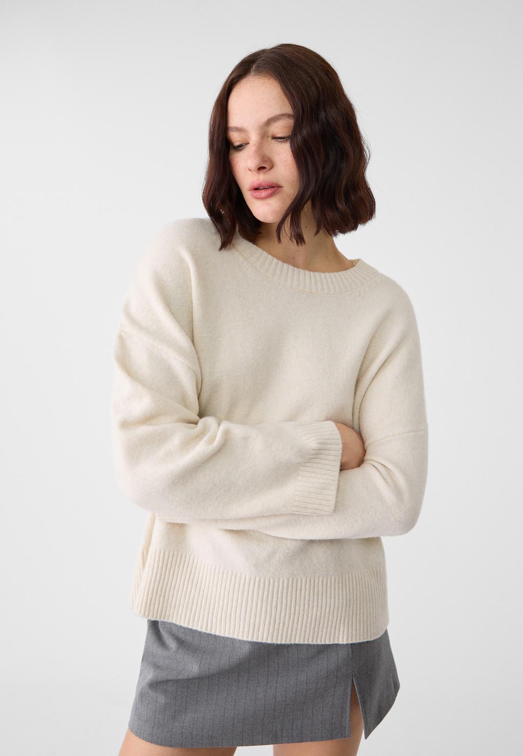 Soft-touch knit sweater