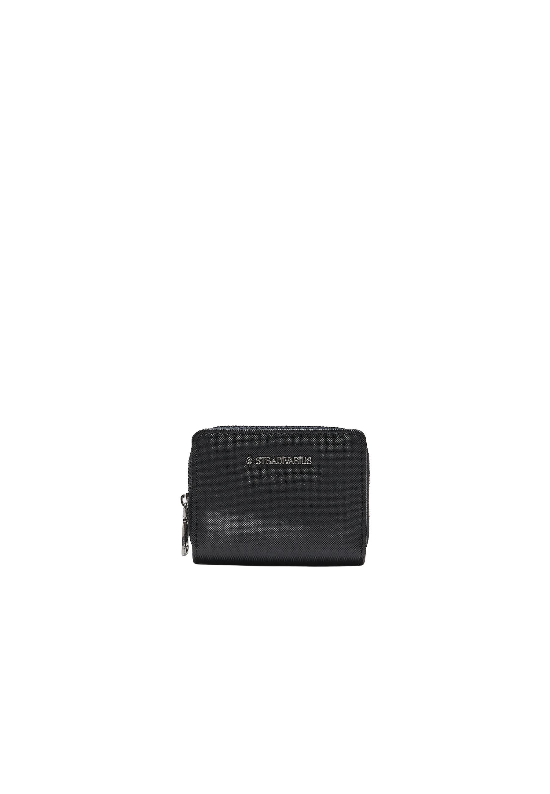 Shimmery rectangular purse — Black