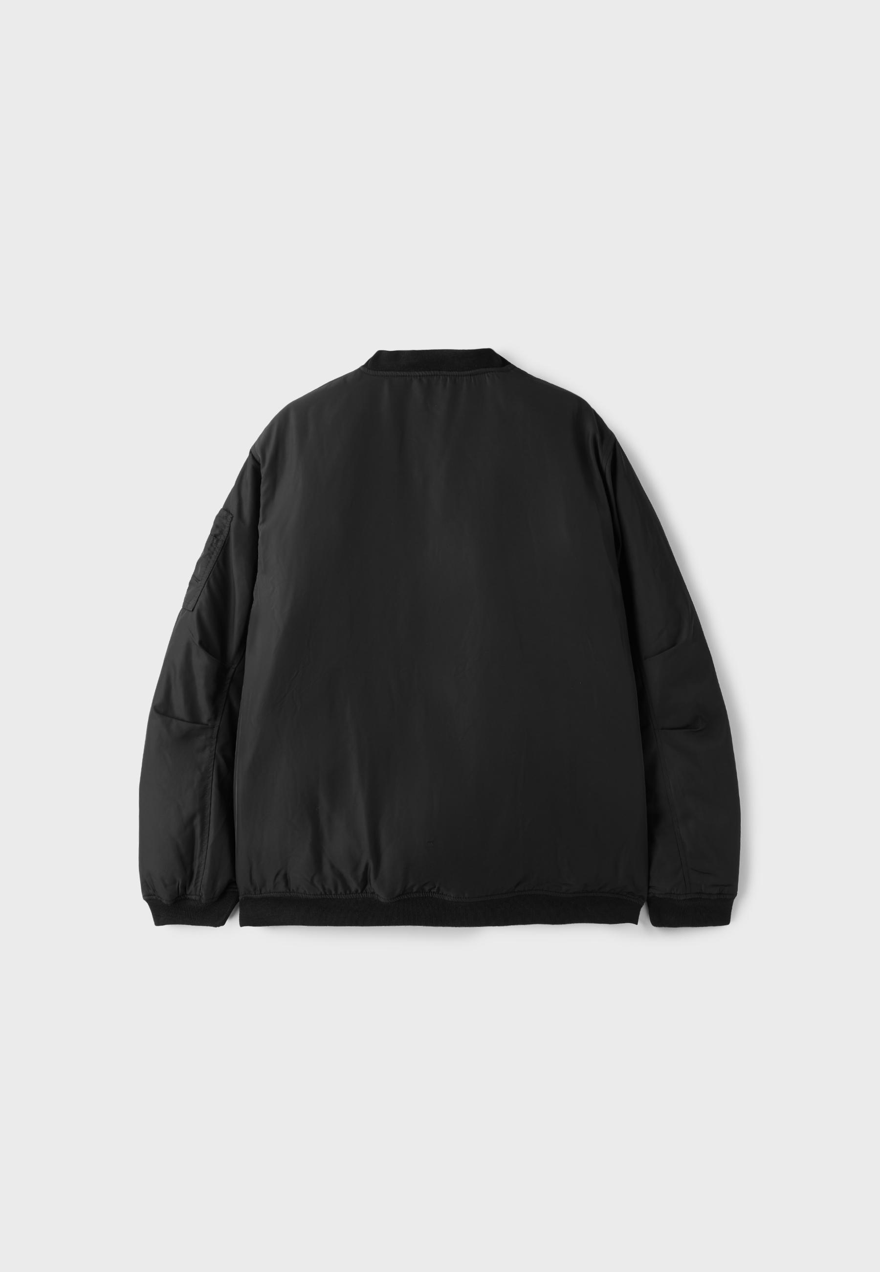 Oversize bomber jacket — Black