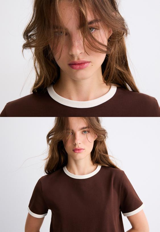 camiseta basica regular tacto suave