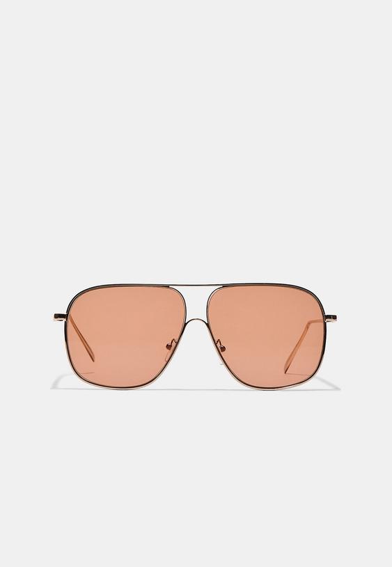 occhiali aviatore quadrati