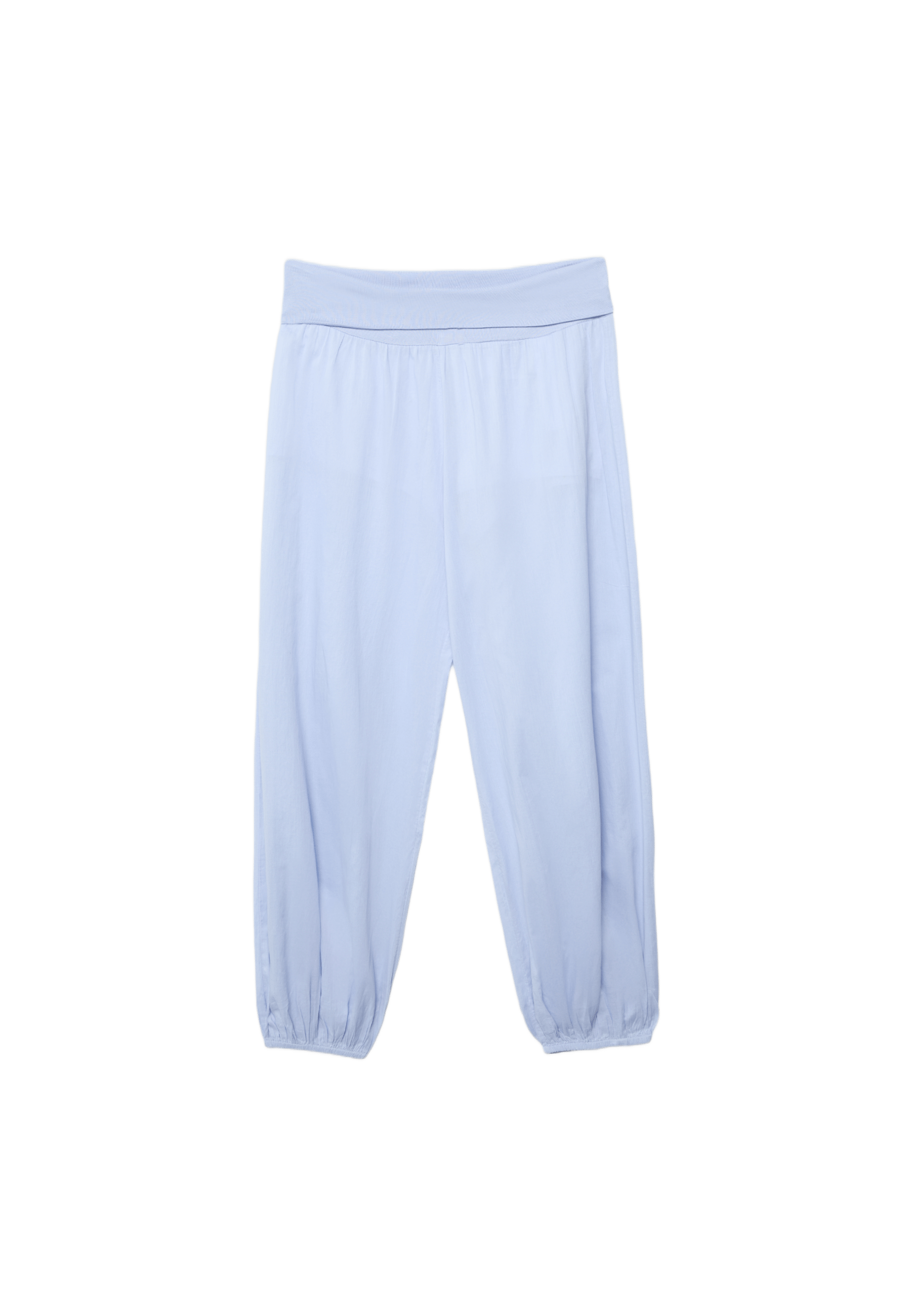 Balon paça kıvrık belli pantolon