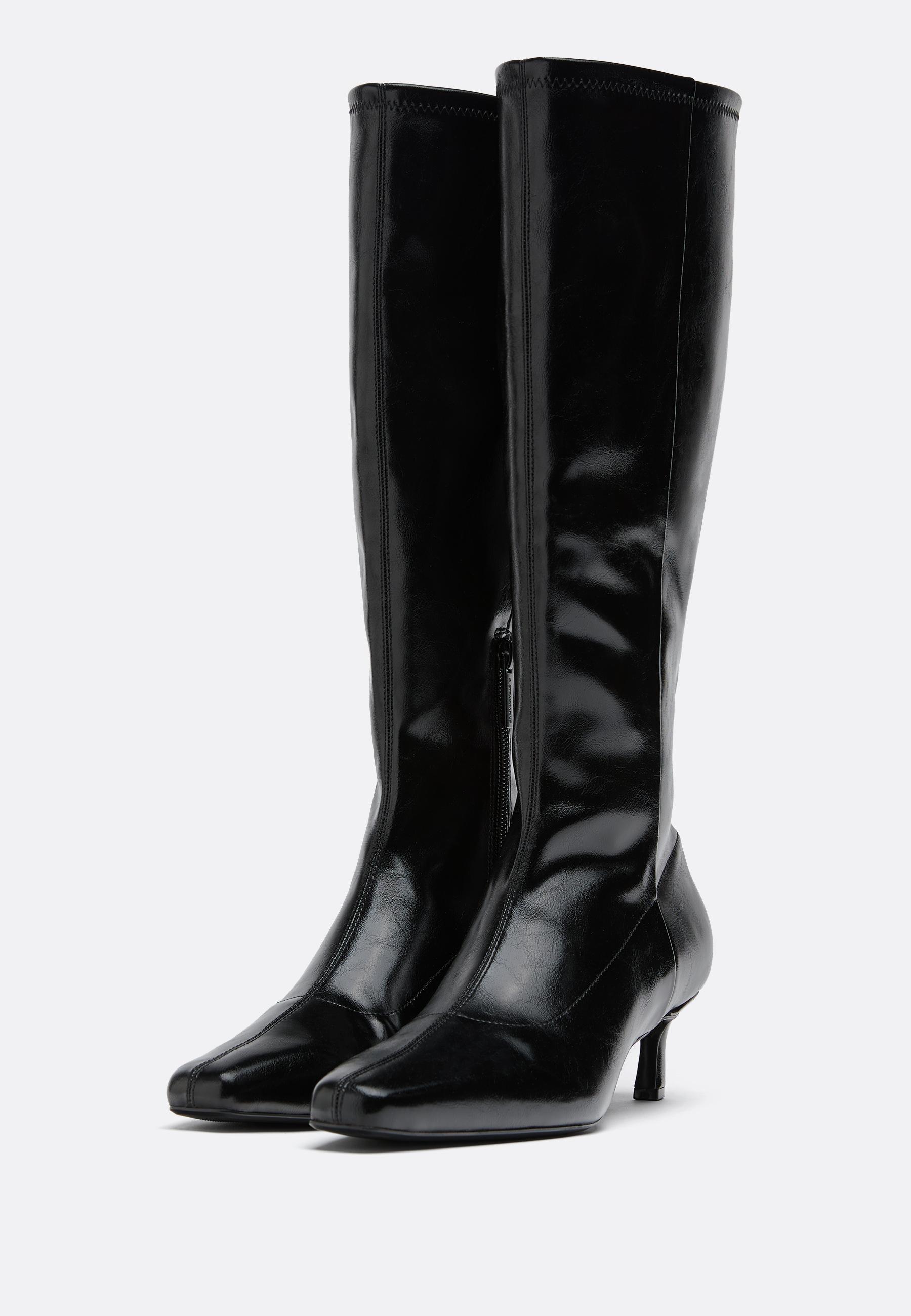 Botas tacón kitten ajustadas