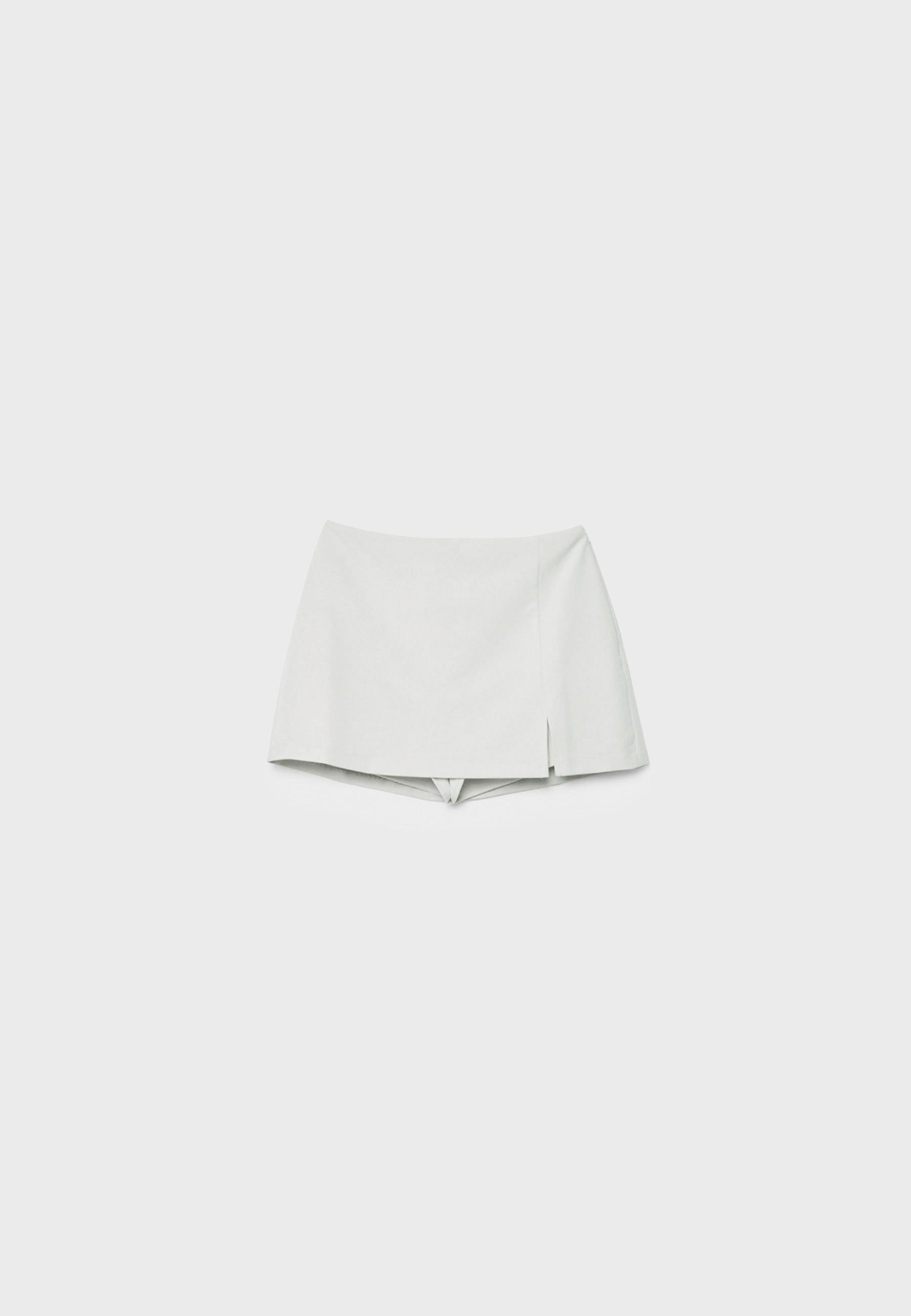 Skort with side split — Ice