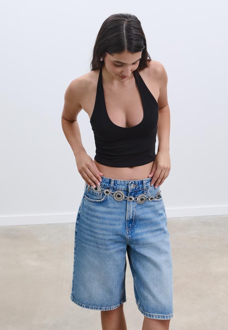 halter crop top