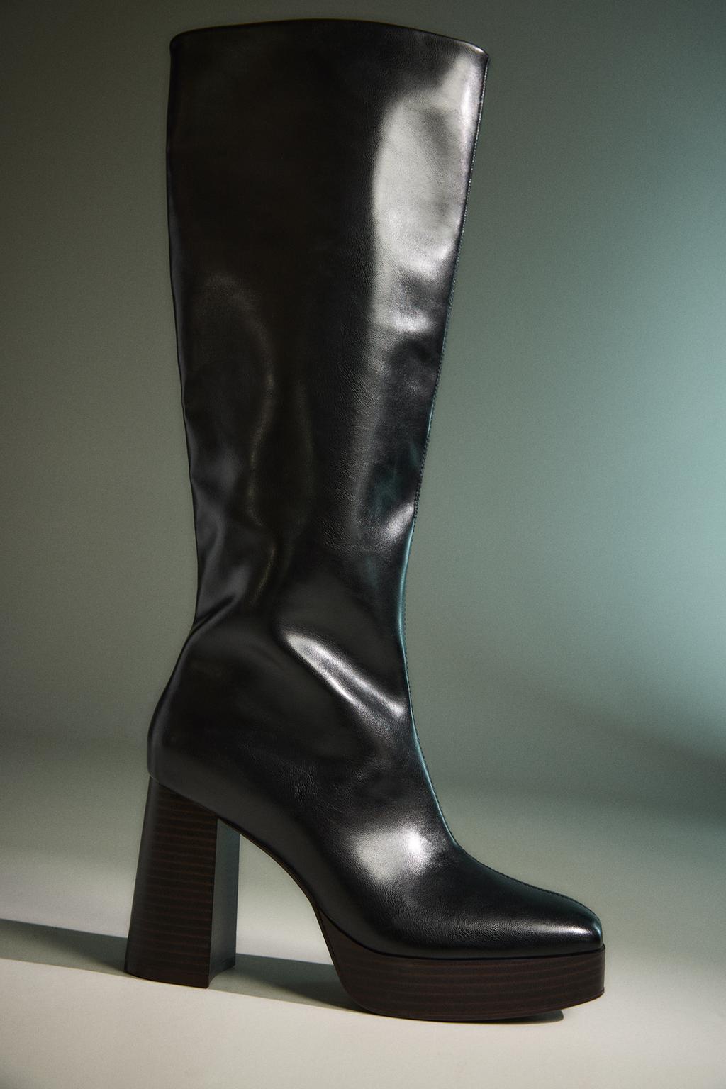 Botes altes taló plataforma