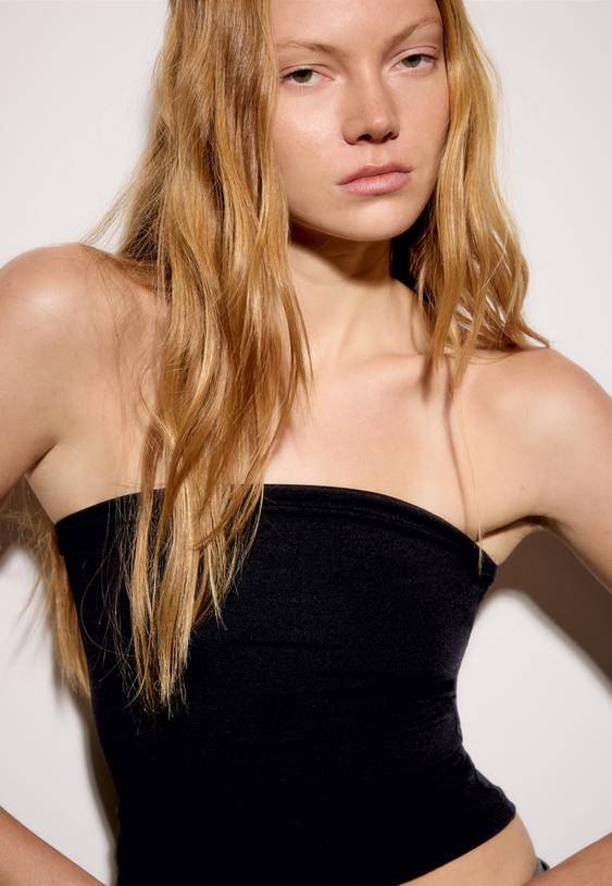 top bandeau poliamida