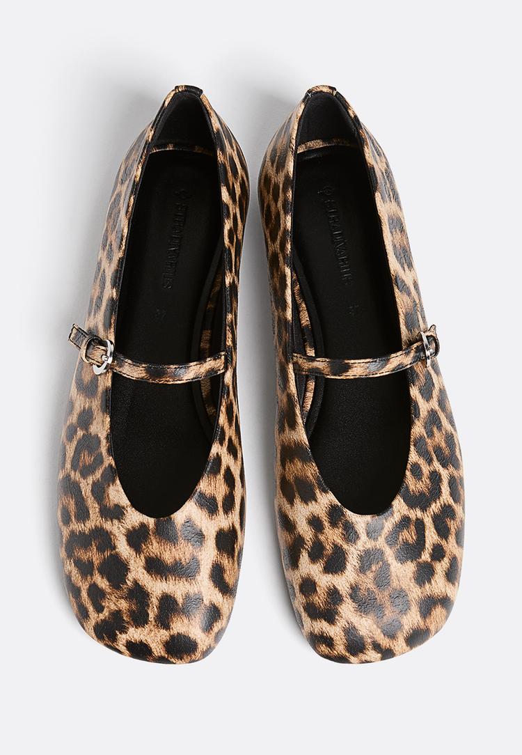 bailarinas print leopardo