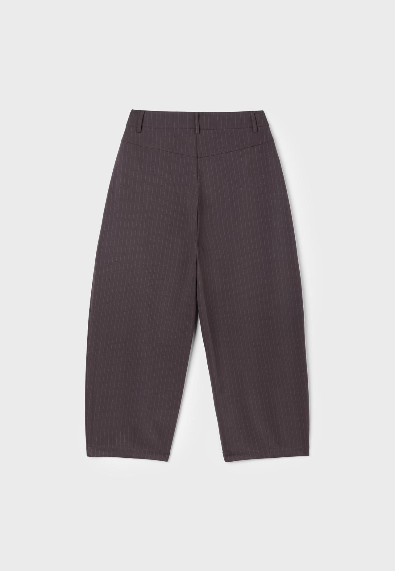 Smart barrel trousers — Purple