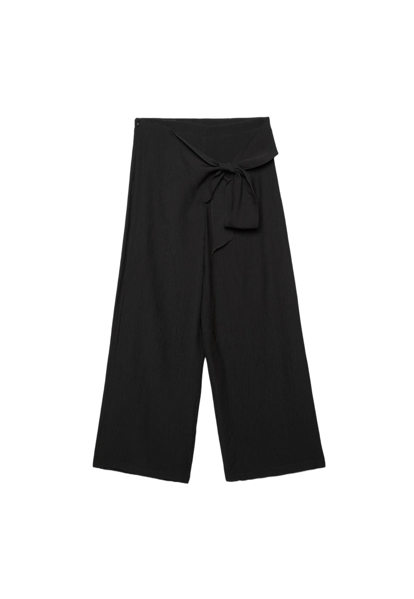 Dökümlü Sarong Pantolon - Görsel 7