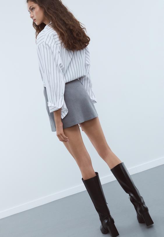 falda pantalon abertura lateral