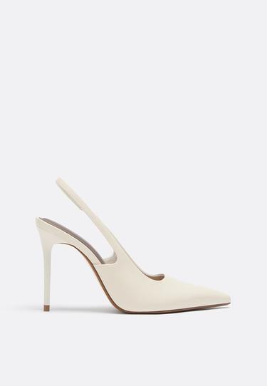 Slingback heels — ECRU 1