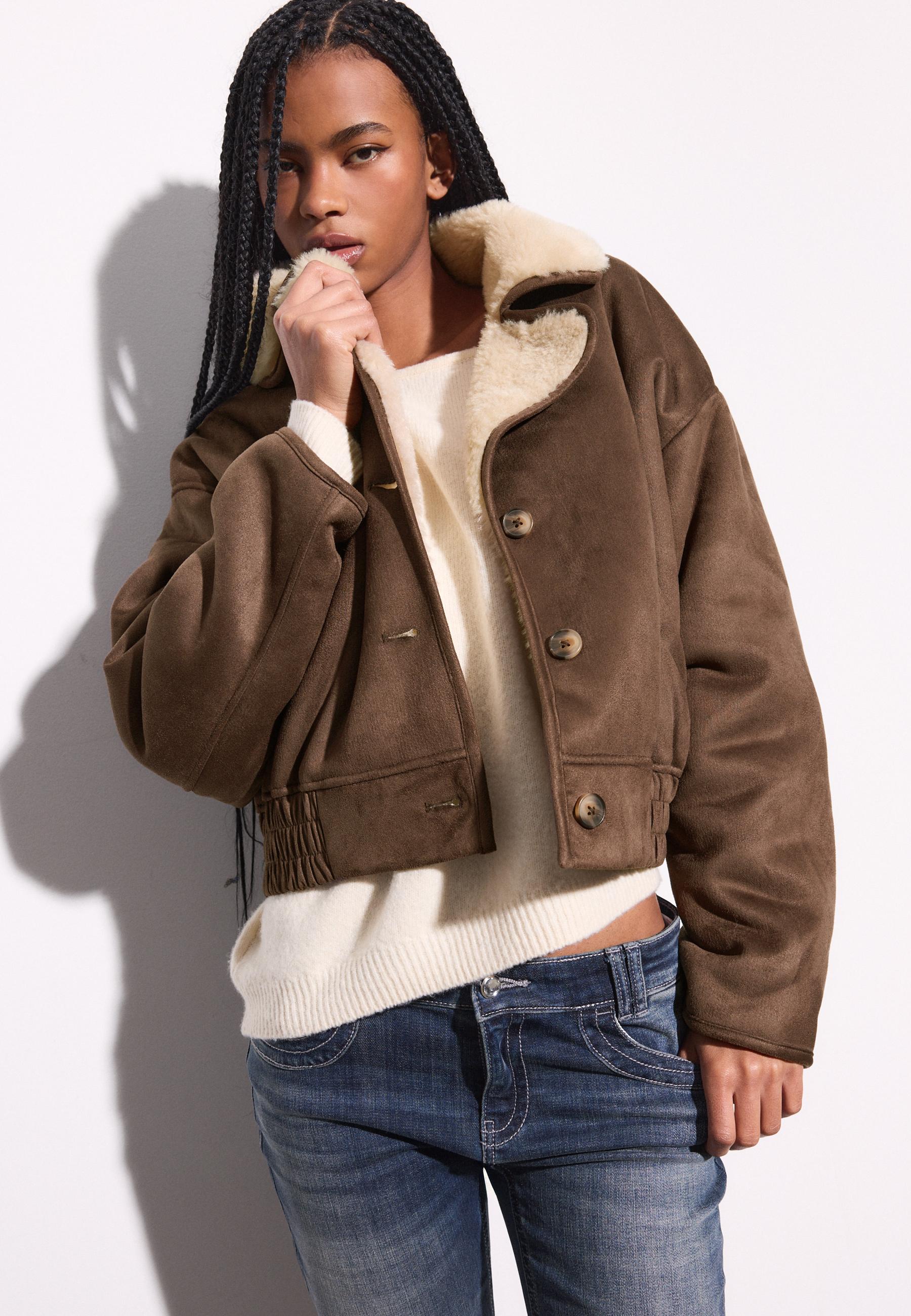 Double-faced crossover jacket - Women's fashion | Stradivarius