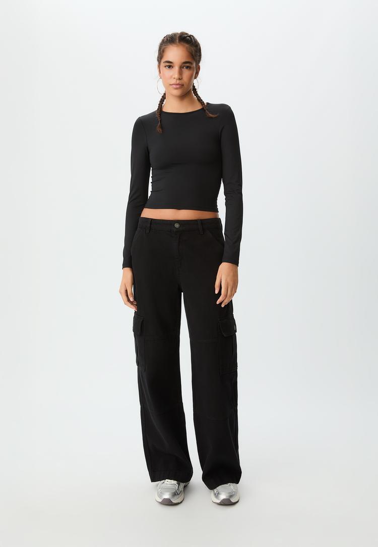 pantalon recto cargo