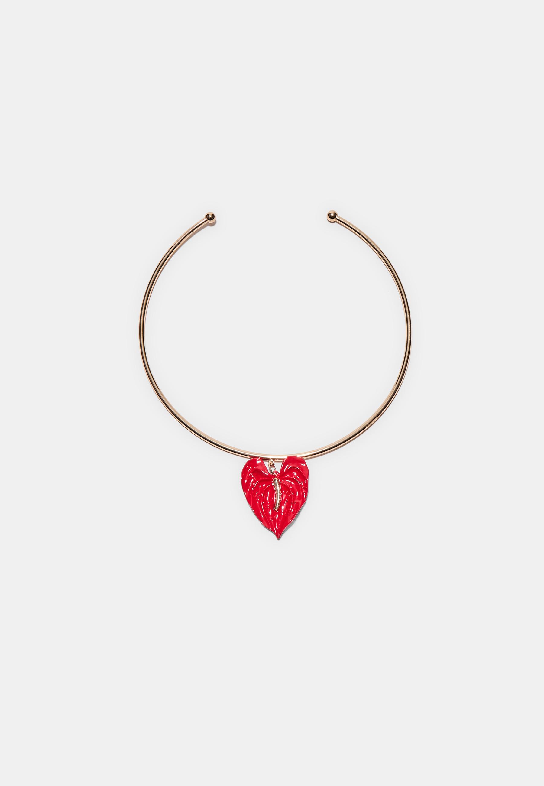 Cham flower choker — Gold