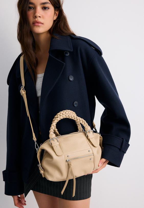 bolso bowling asas trenzadas