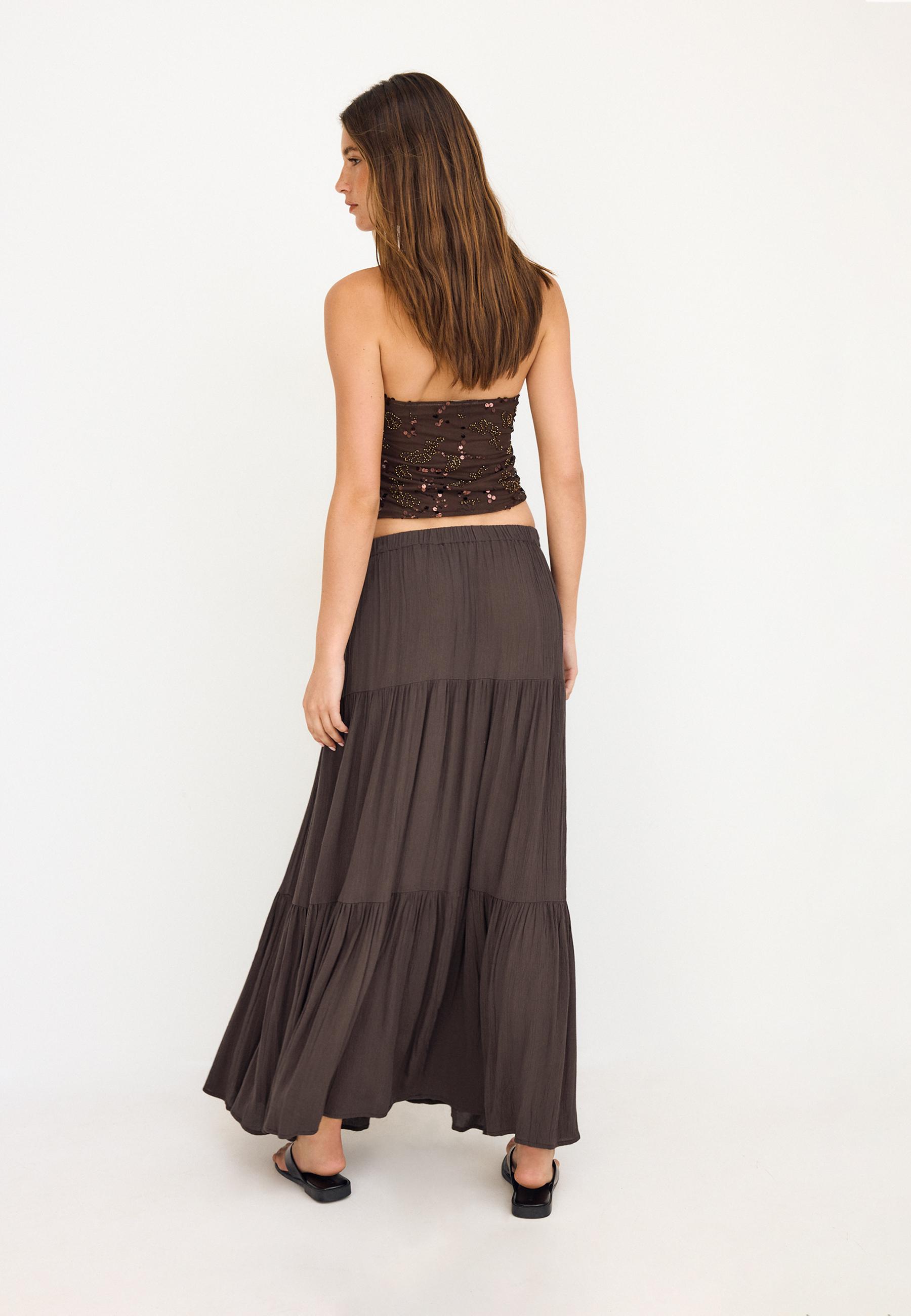 Stradivarius Bohem midi etek