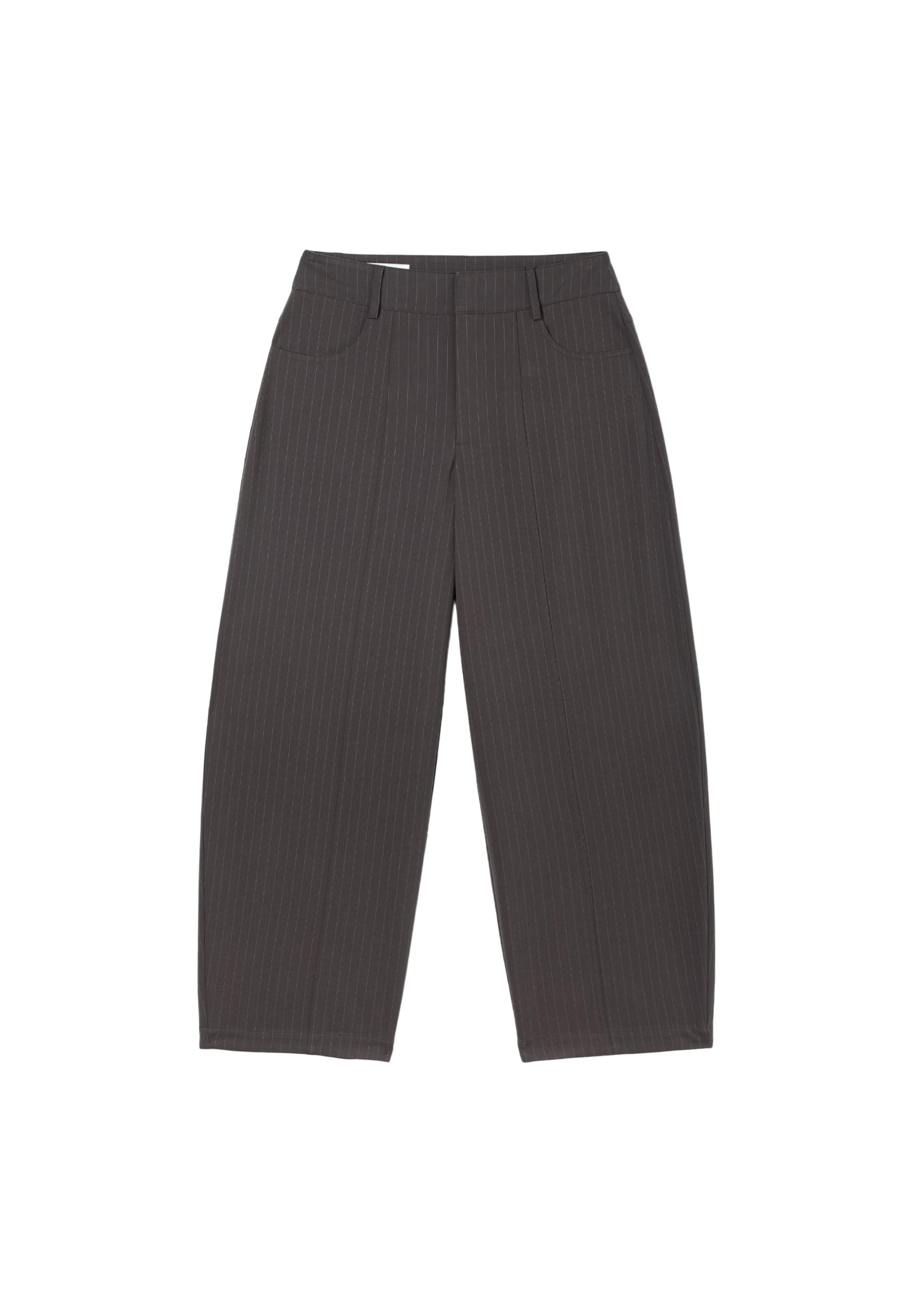 Tailored barrel trousers — Purple