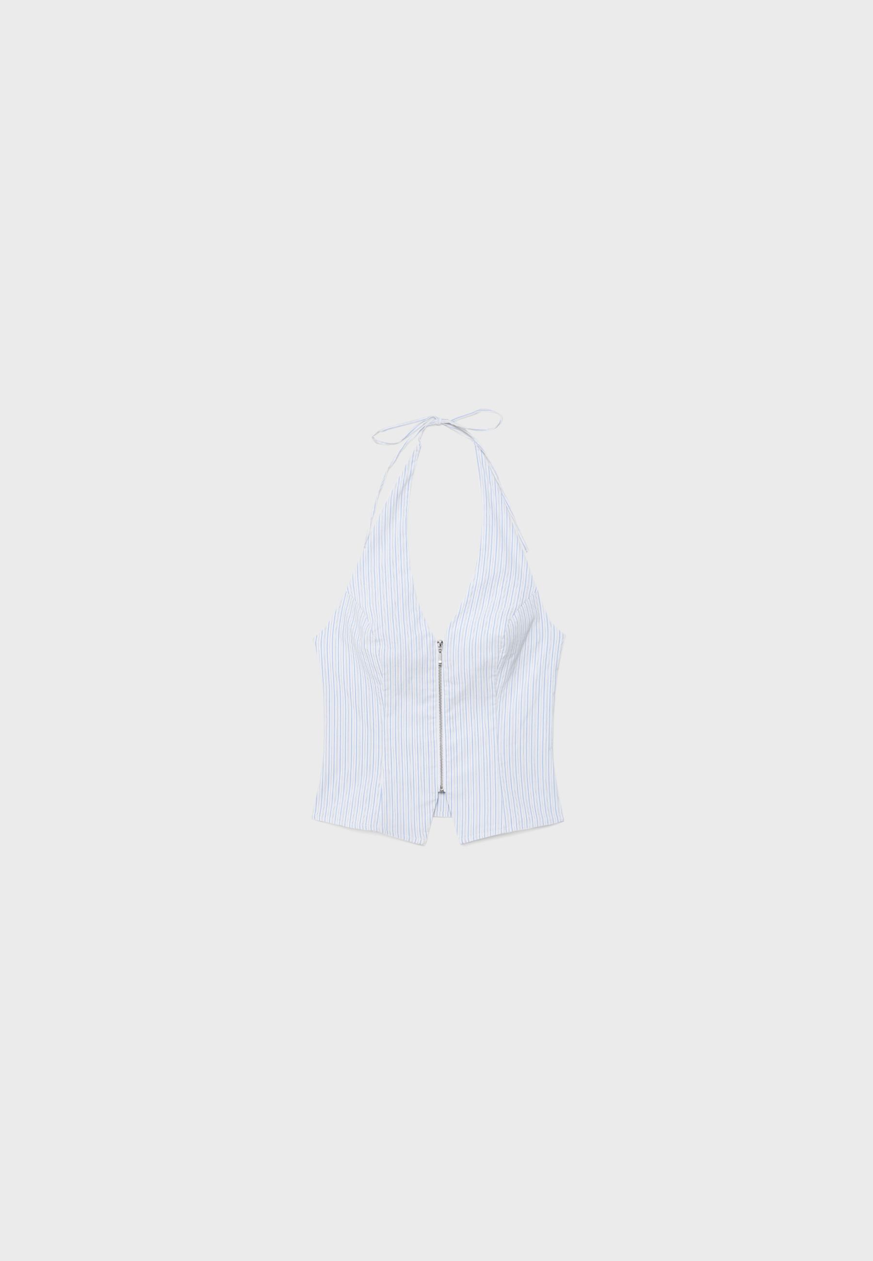 Bengaline halter top — Sky blue