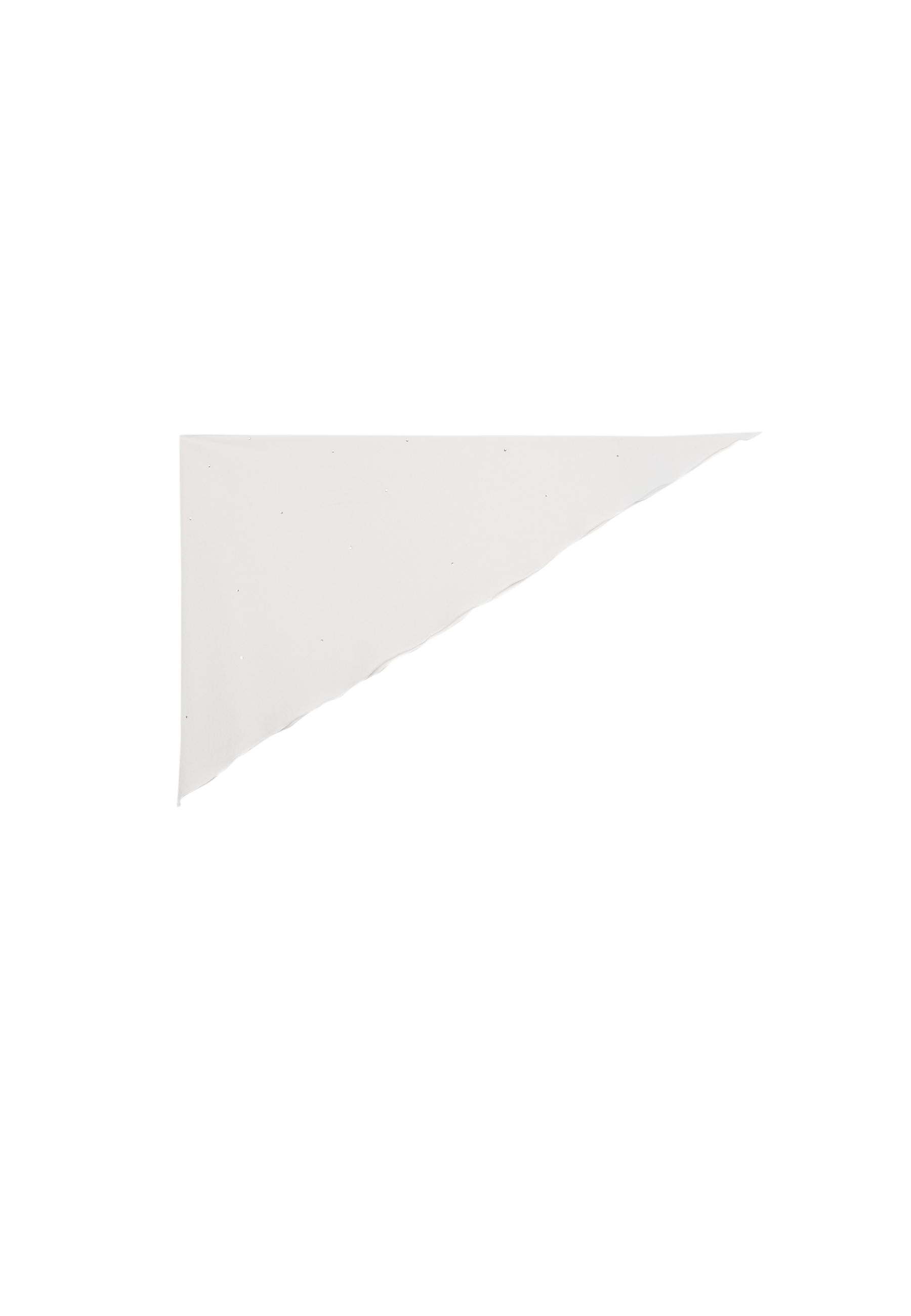 Rhinestone scarf — Ecru