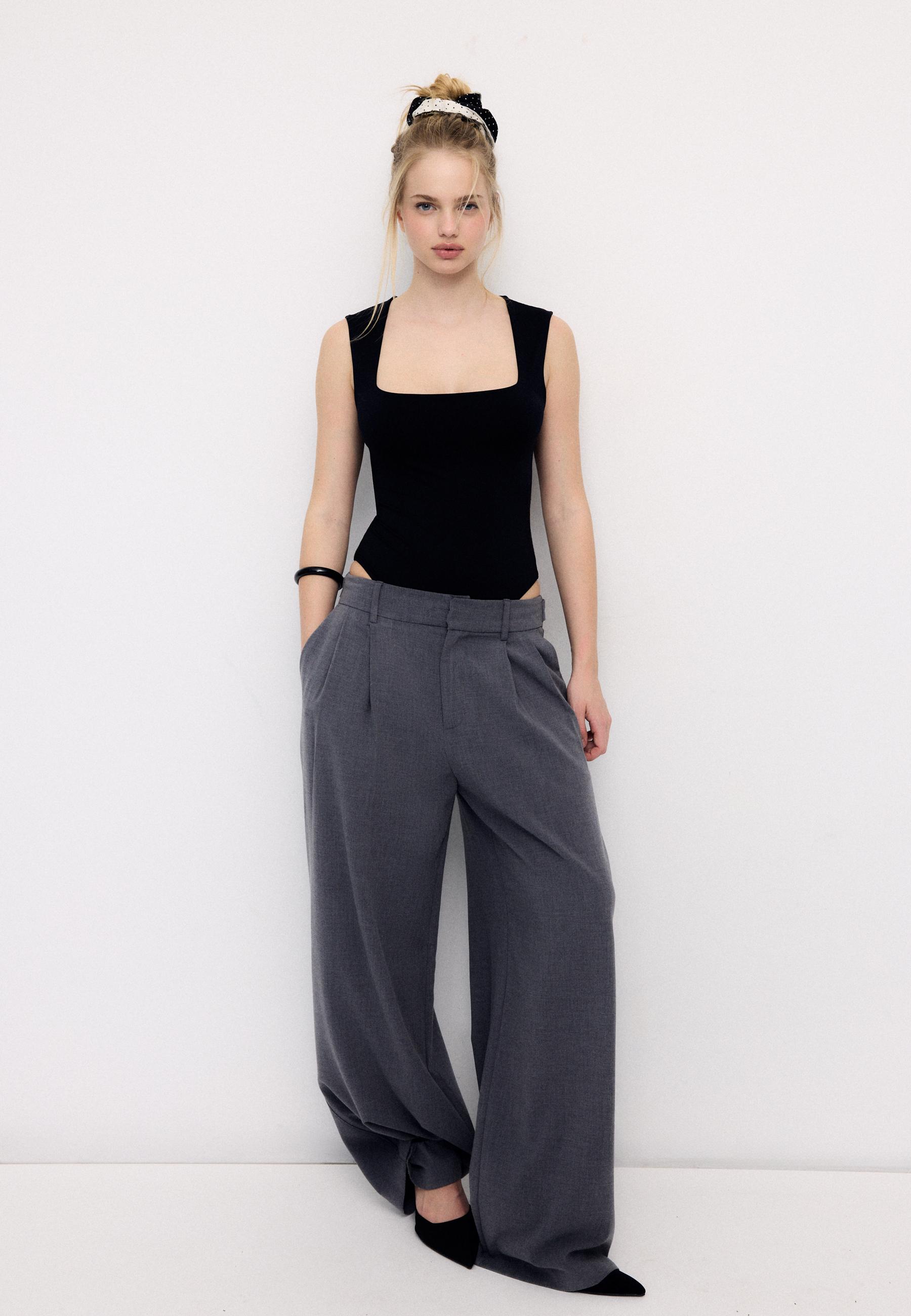 Kare yaka poliamid body