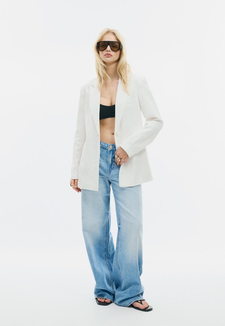 blazer aderente rustico