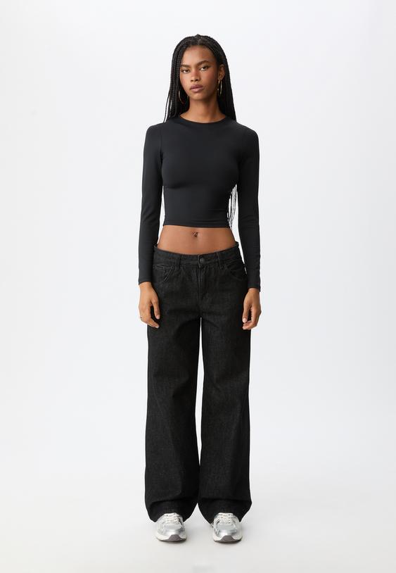 t shirt de poliamida de manga comprida