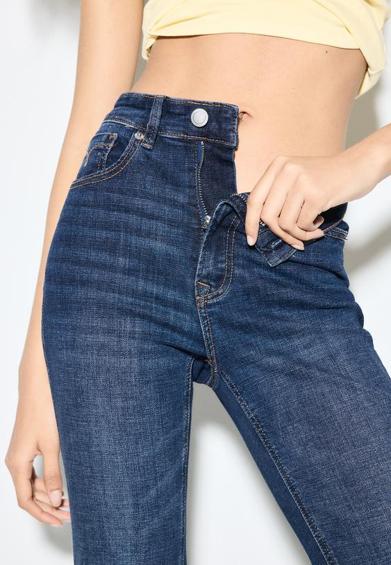 d74 jeans flare slit