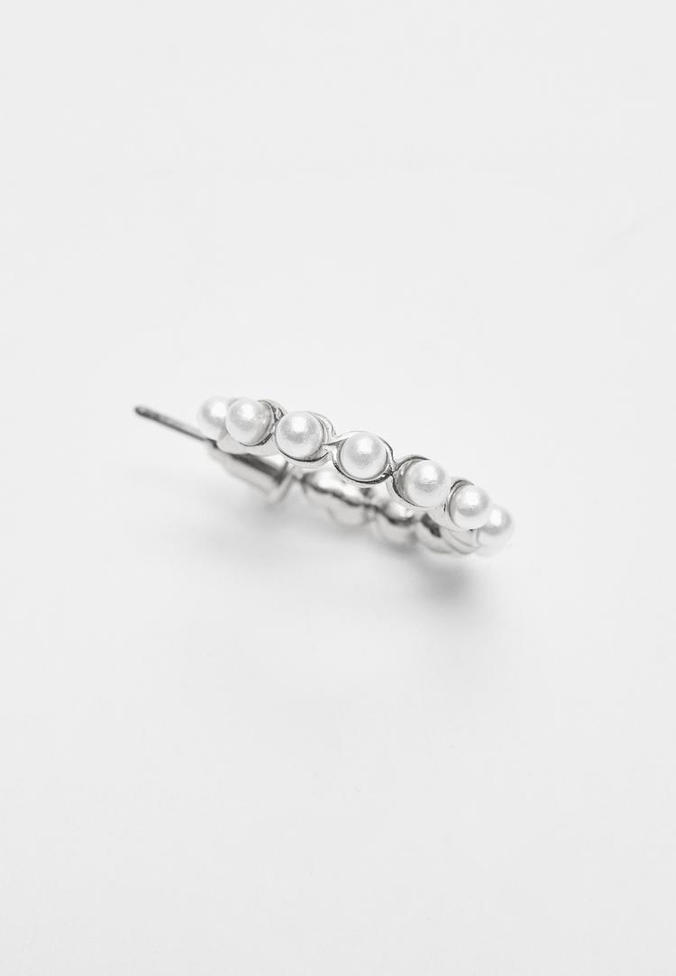 set 9 pendientes lazo y perlas