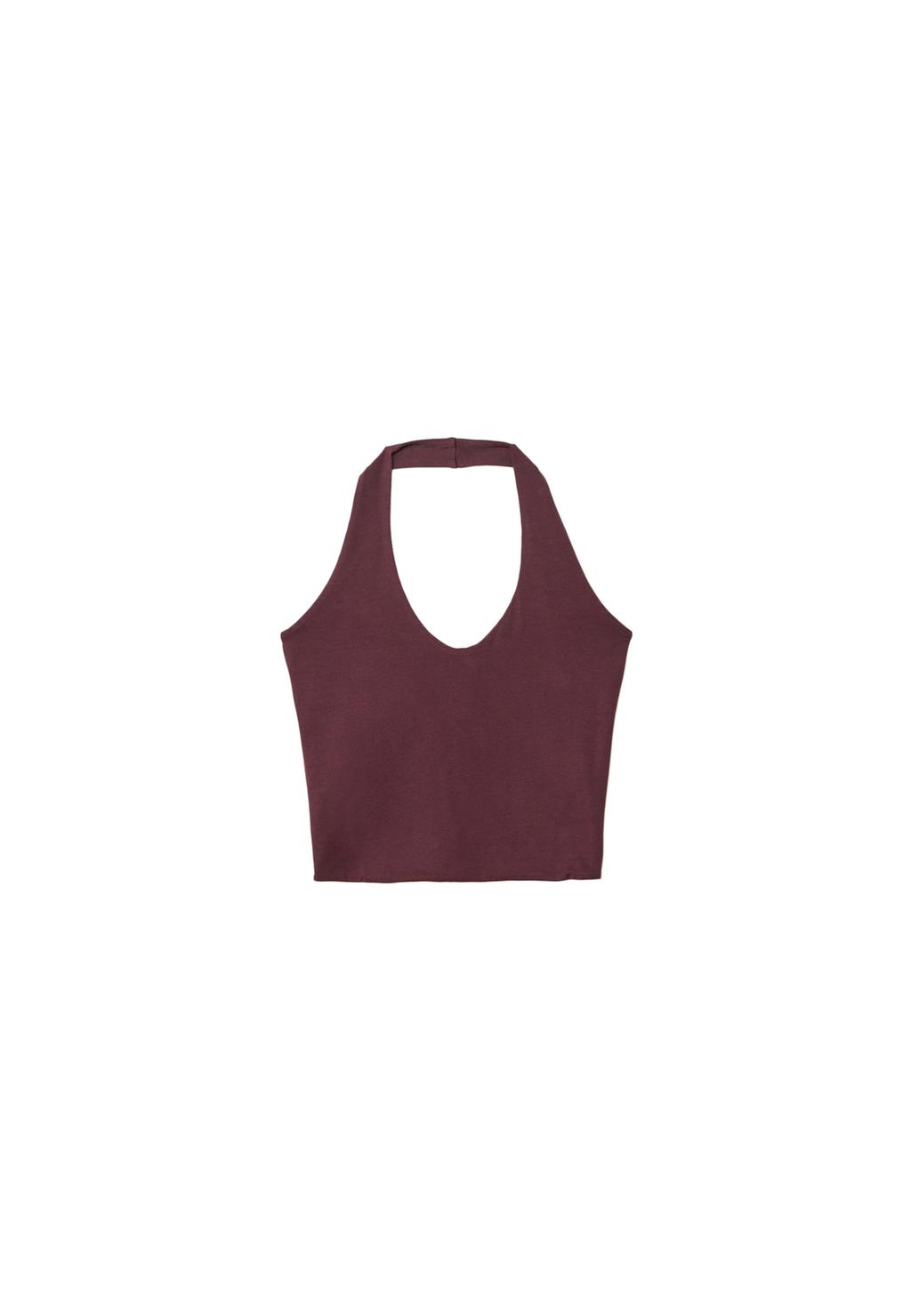 Kurzes Neckholder-Top