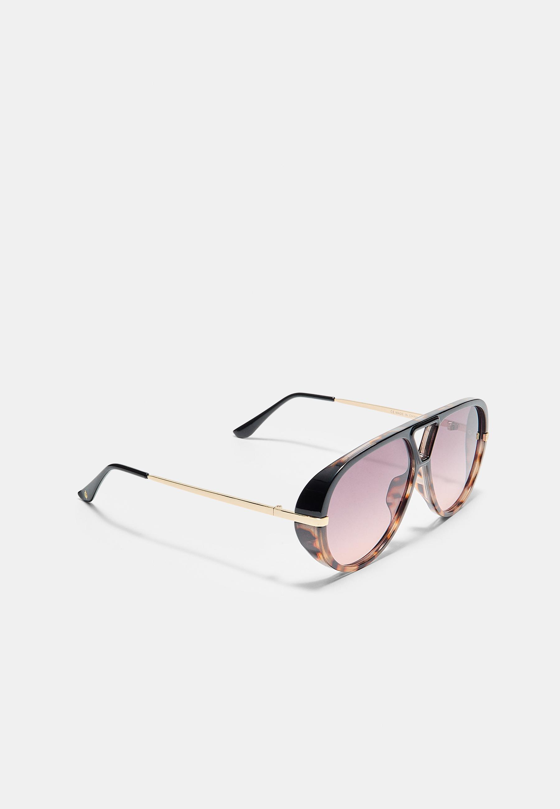 Combi aviator sunglasses — Brown