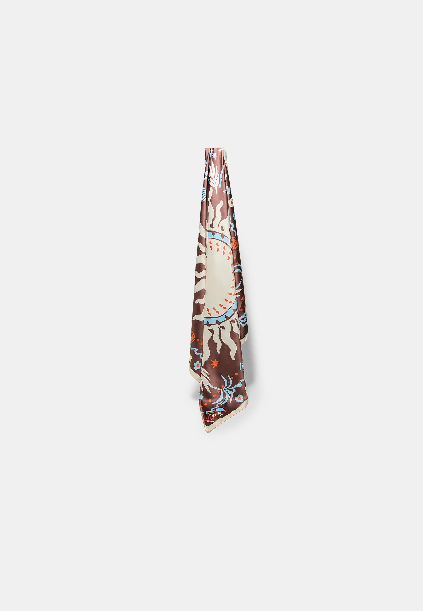 Underwater scarf — Brown