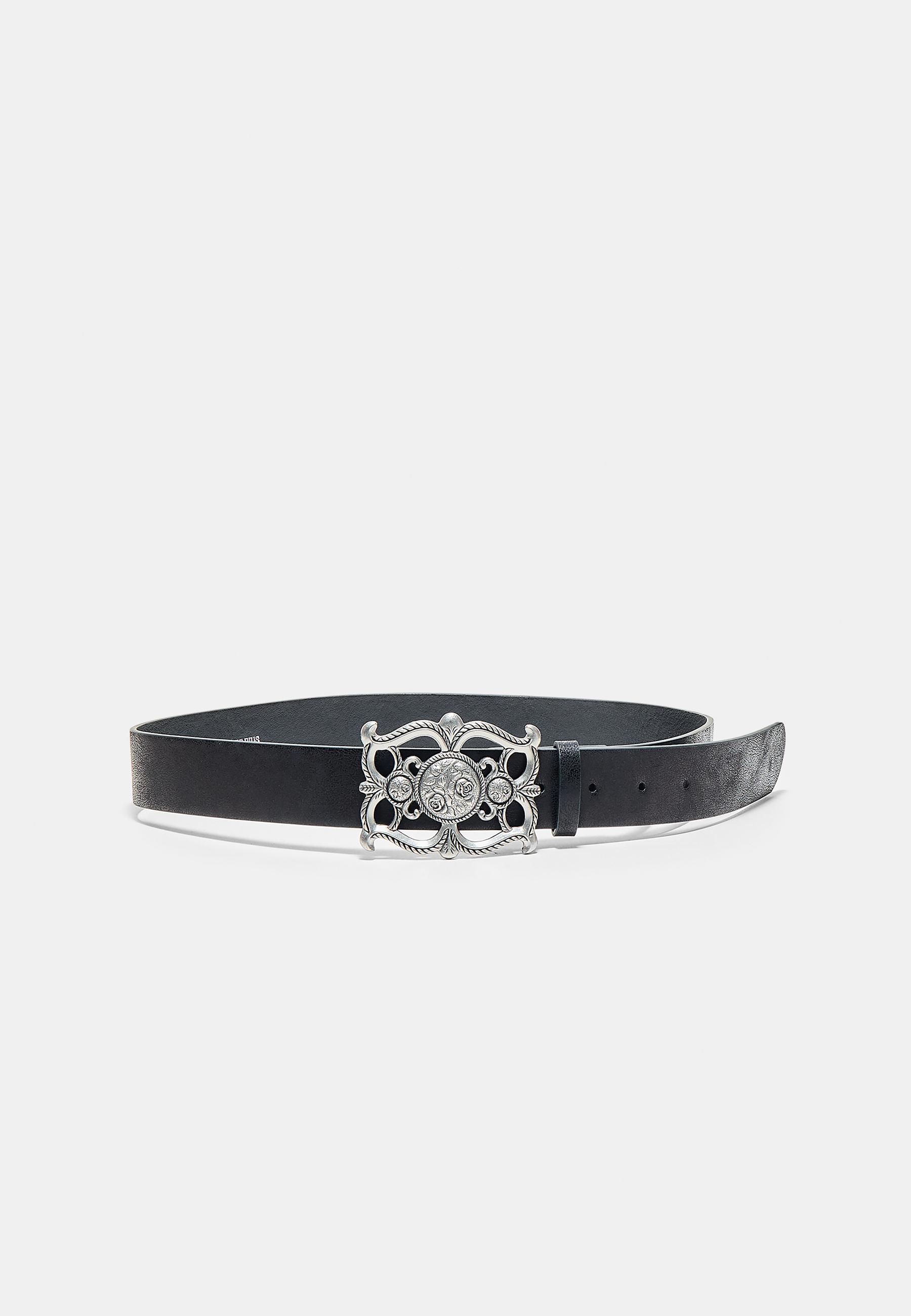 Romantic buckle belt — Black
