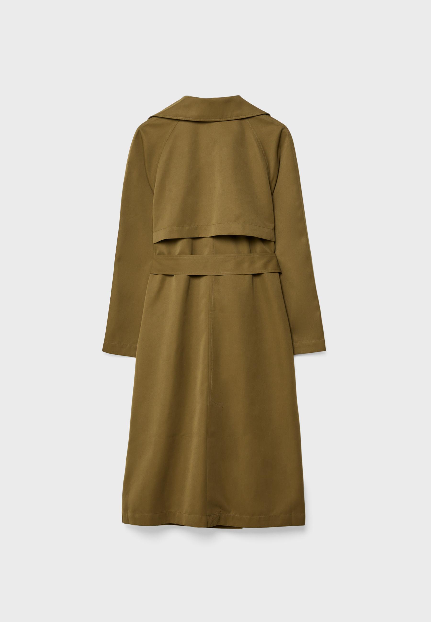 Long loose-fitting oversize trench coat - Women's fashion
