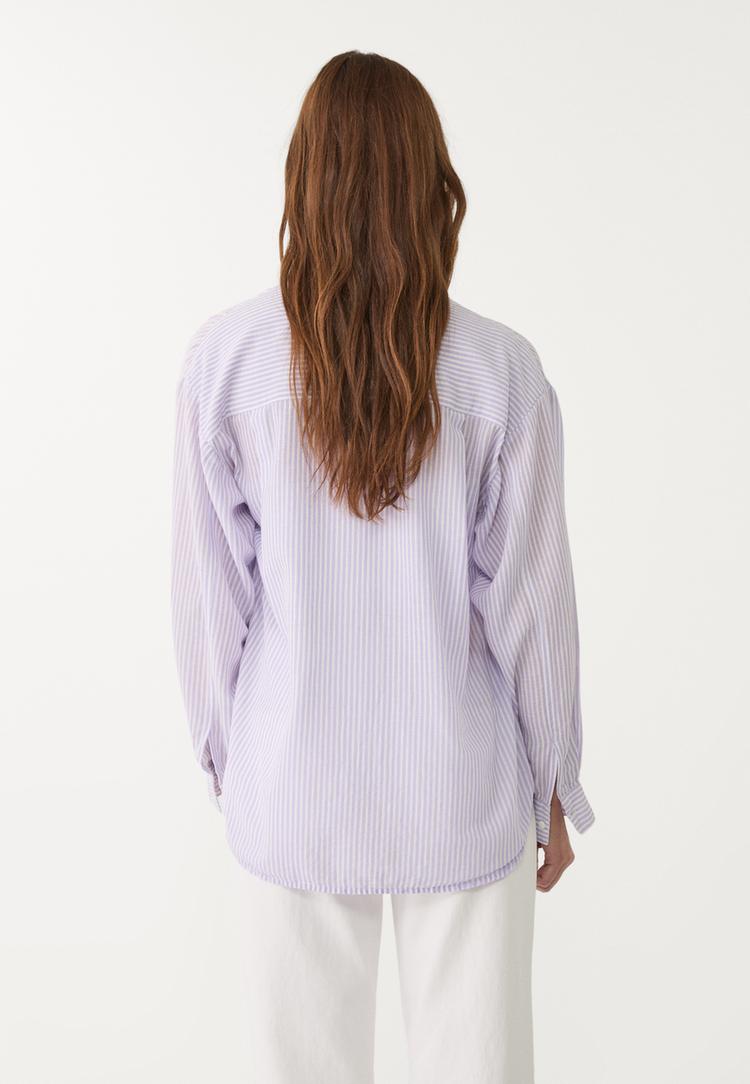 linen blend shirt
