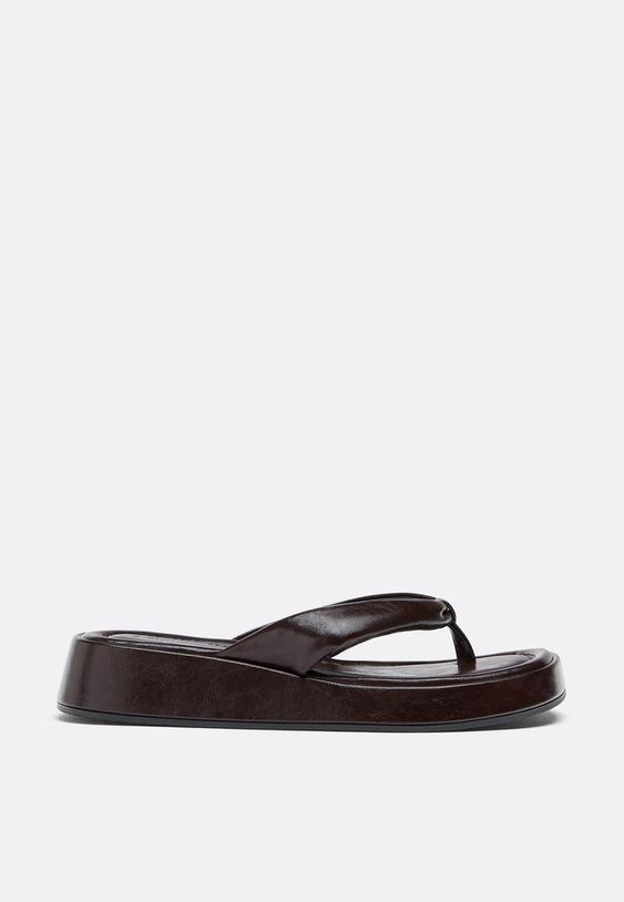 platte teensandalen